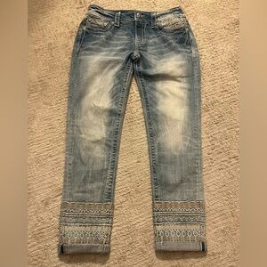 MISS ME Jeans Signature Cuffed Skinny Jeans